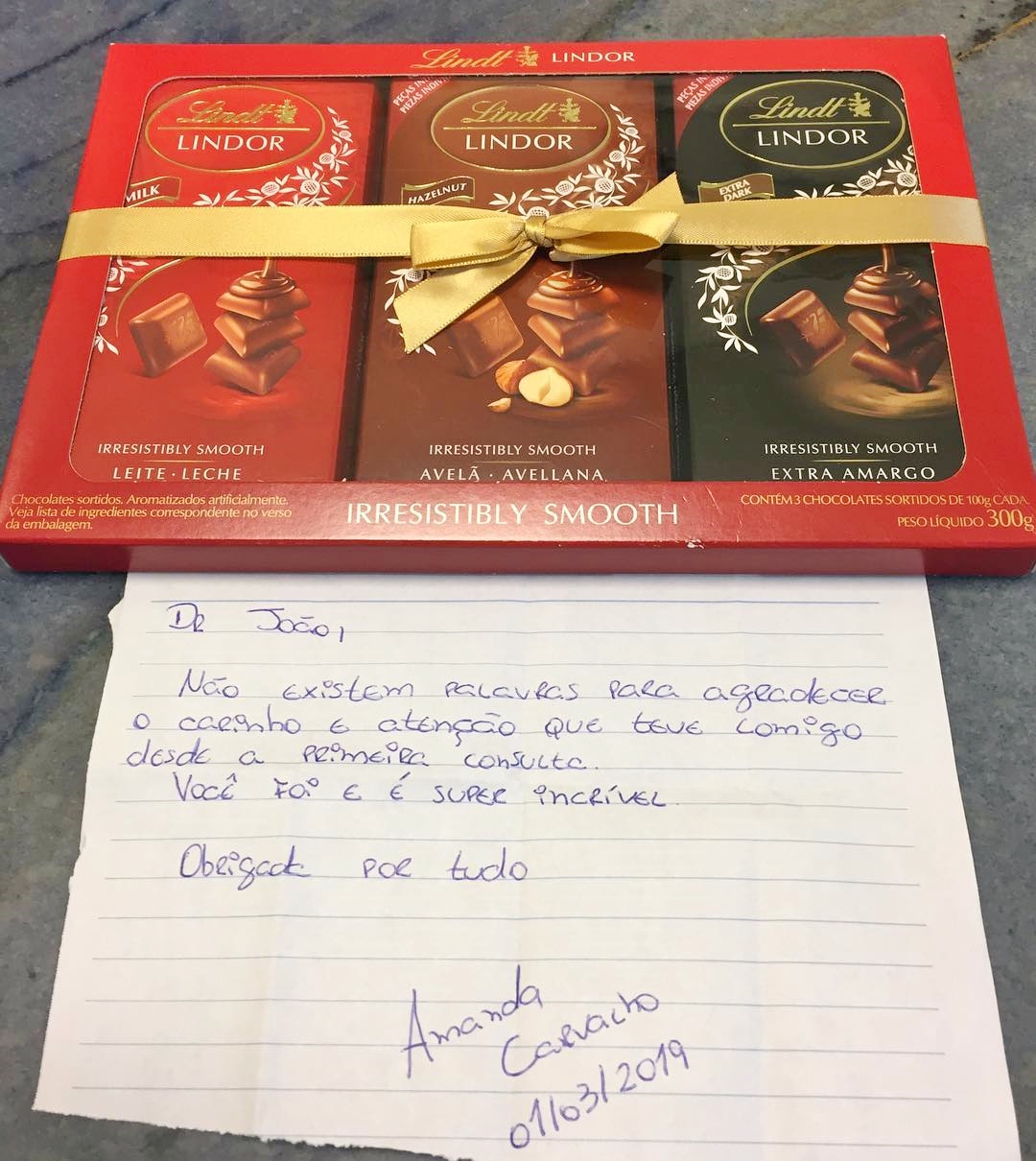 Com esses gestos que sabemos que estamos no caminho certo!