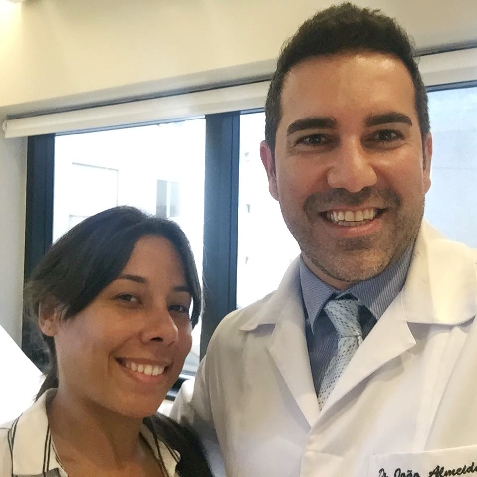 Mais uma paciente feliz após 2 semanas da Rinoplastia