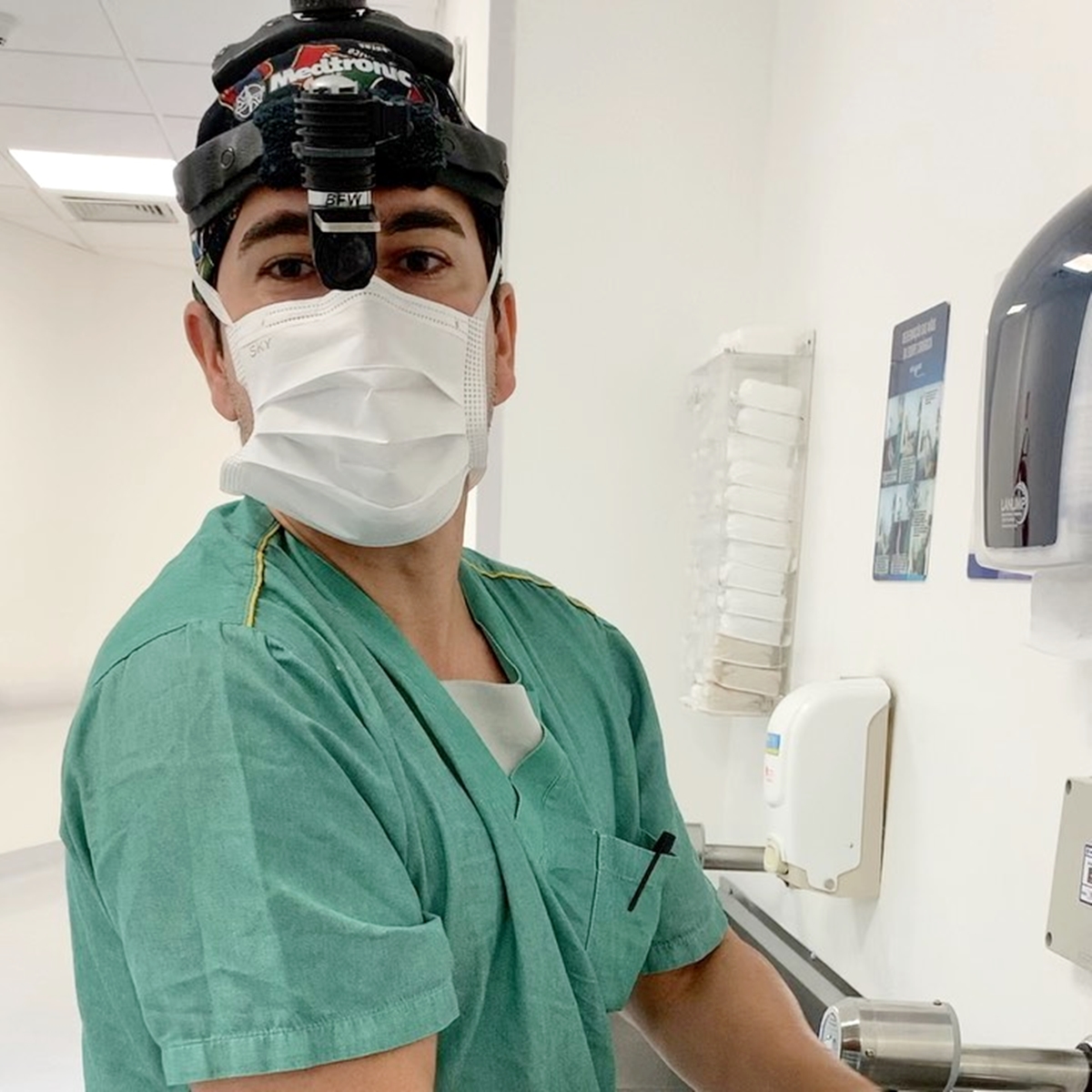 Iniciando mais um dia de rinoplastia